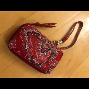 Vera Bradley Wristlet in Frankly Scarlet